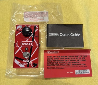 MXR - EVH - Phase90 - Phaser - Guitar Effects Pedal - EVH90 Red - By Dunlop