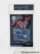 2012-13 Absolute Marks of Fame Darryl Dawkins /96 Autograph BGS 8.5/10 Auto AU