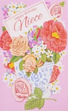 Happy Birthday Niece Greeting Card - Special Wishes - Loved  Treasured