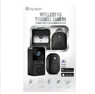 Wireless High Definition (HD) Doorbell Camera By Top Tech, Brand New