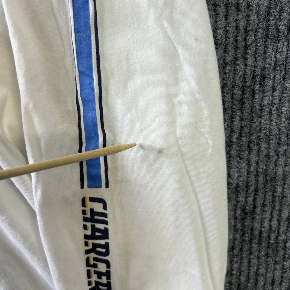 Camiseta Los Angeles Chargers Hombre Grande Reebok Manga Larga NFL Fútbol Foto 4 de 4