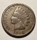 1894 Indian Head Cent 1c Penny - Good Details, Semi-Key Date - Exact Coin Shown