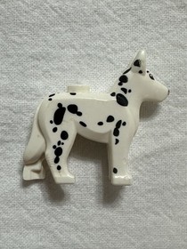 Lego Animal Dog Dalmation White With Black Spots Figure Piece 30150 City Friends