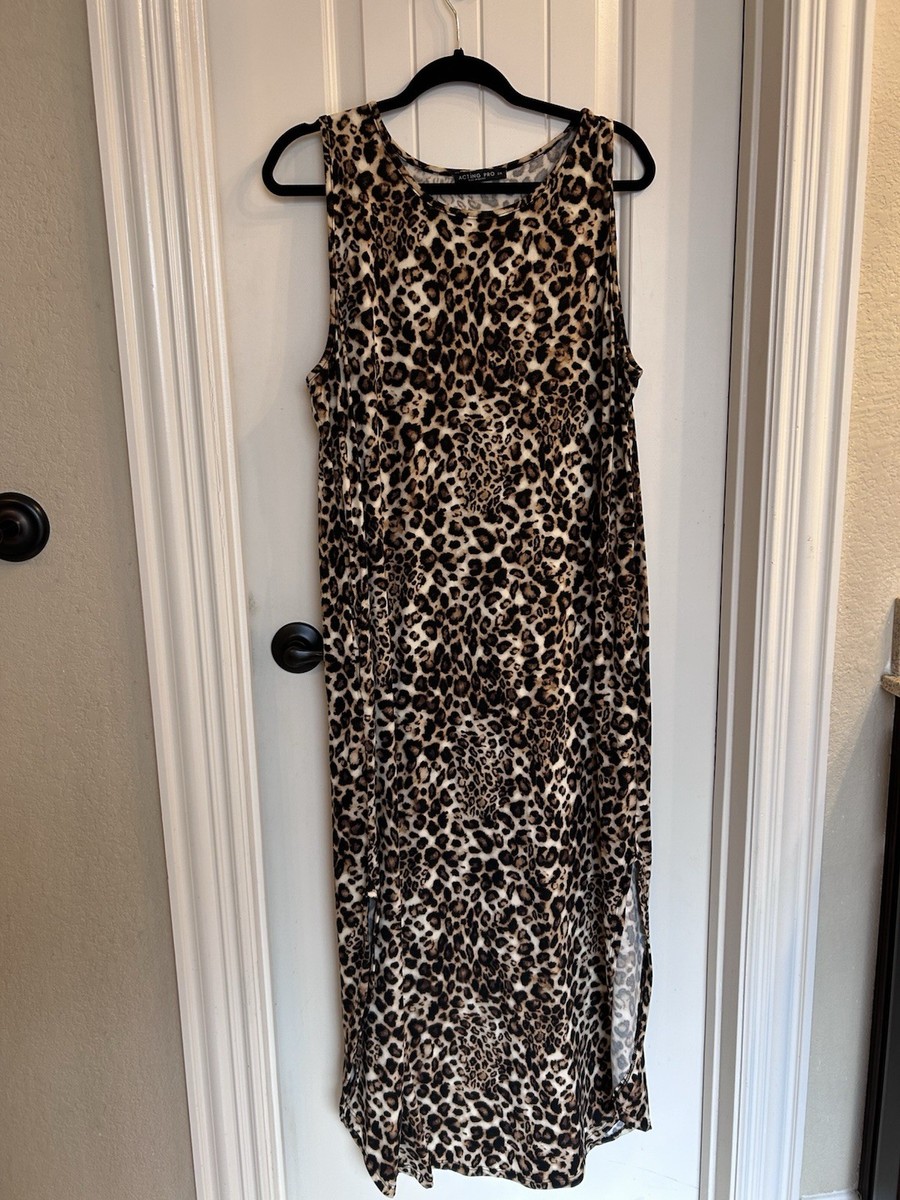 acting pro maxi dress Acting Pro Maxi Dress With Side Slit
