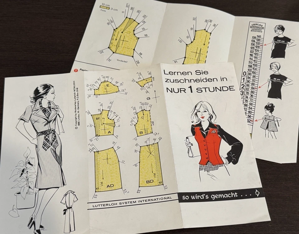 Lutterloh System International – Der Goldene Schnitt Schnittmuster-Set Nr. 167 - Bild 3 von 4