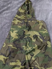 Vintage Camouflage Poncho Tent By Field line Made In U.S.A Size Regular