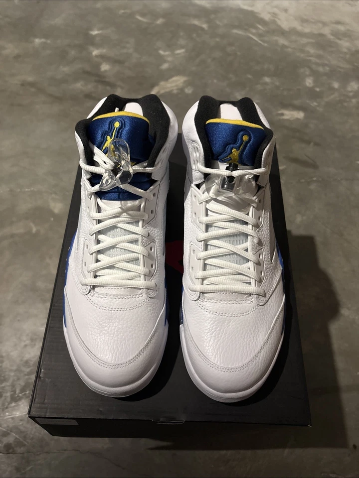 Talla 10.5 EE. UU. - Jordan 5 Retro Laney 2013 nunca usado Foto 3 de 4
