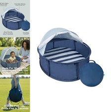 Pop Up Beach Tent UPF 50 Sun Shelter Baby Toddler with Mat Carry Bag Mesh