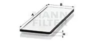 Filtre d'habitacle Opel CALIBRA