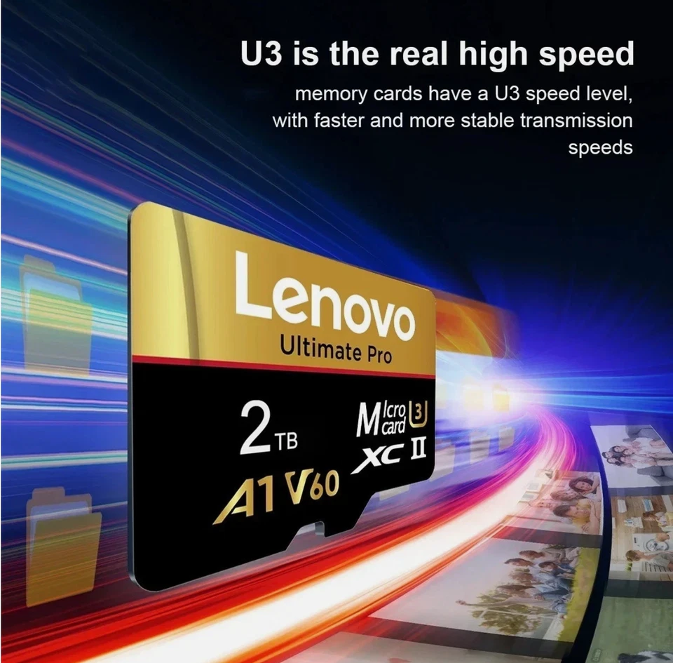 Micro SD Card 1TB 256GB 128GB High-Speed TF Memory Card for Phone Camera AU - image 3 of 4