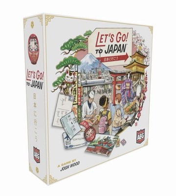 Let's Go! To Japan - Travel Card Board Game by AEG - New & Sealed