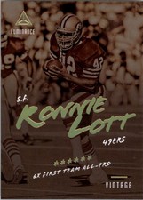 2018 Panini Luminance Vintage Performers #8 Ronnie Lott - FB