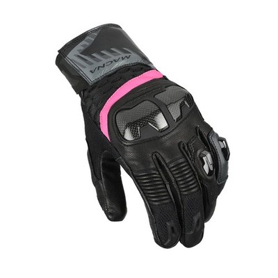 MACNA CHIZA DAMEN HANDSCHUHE Schwarz, Rosa