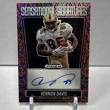 2025 PRIZM BLACK VERNON DAVIS SNAKESKIN PRIZM AUTO /15 - SSP