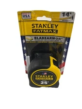 STANLEY FATMAX Tape Measure 25-Foot (33-725) Black, Yellow 7.6 m