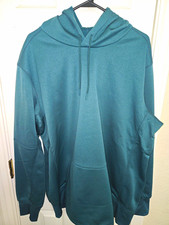 Nike Dri-FIT Hoodie Mens XL Green Teal Pullover Fleece Performance Training