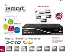 iSmart-X10 TURBO HD Digital Satellite & ATSC 1.0 TV  Receiver