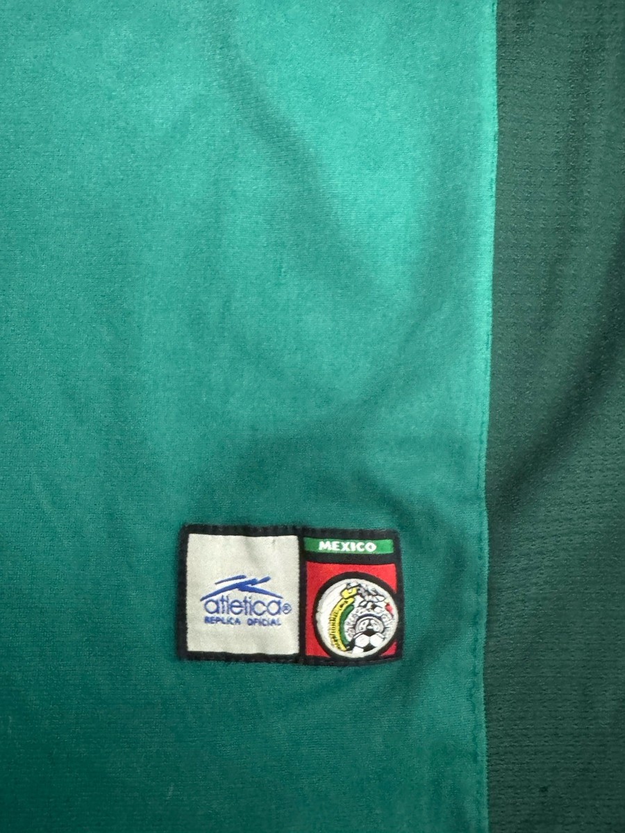 Maillot Mexique 2002 - Cuauhtemoc Blanco #10 - Marque Atletica - Taille L - Coupe Unitalla (Universelle)