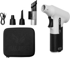 130,000RPM Cordless Air Duster  Mini Vacuum Cleaner   Rechargeable 100W Handh