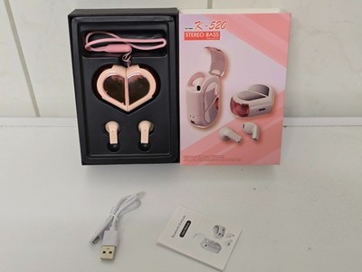 Bluetooth In-Ear Kopfhörer K-520 Stereo Bass TWS kabellos Ladebox 5.4 Herzform