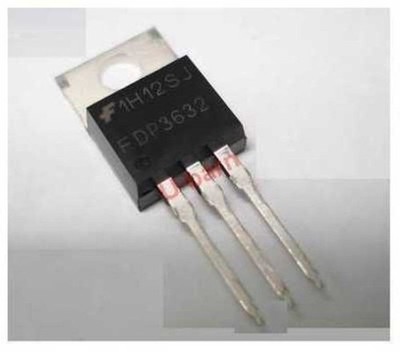 2pcs FAIRCHIL TO-220,N-Channel PowerTrench MOSFET 100V, FDP3632 USA ship *cl