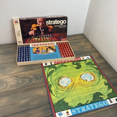 Vintage 1977 Stratego Board Game by Milton Bradley - 100% Complete