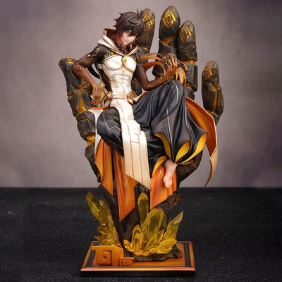 Genshin Impact Zhongli Figur 26 cm Anime Gaming Sammelfigur Statue