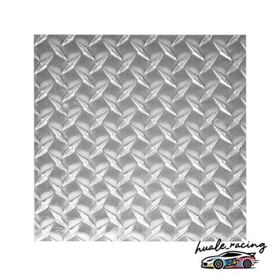 Scale Diamond Plate Aluminium Sheets 1pcs chequer SILVER 10.63''x10.63''