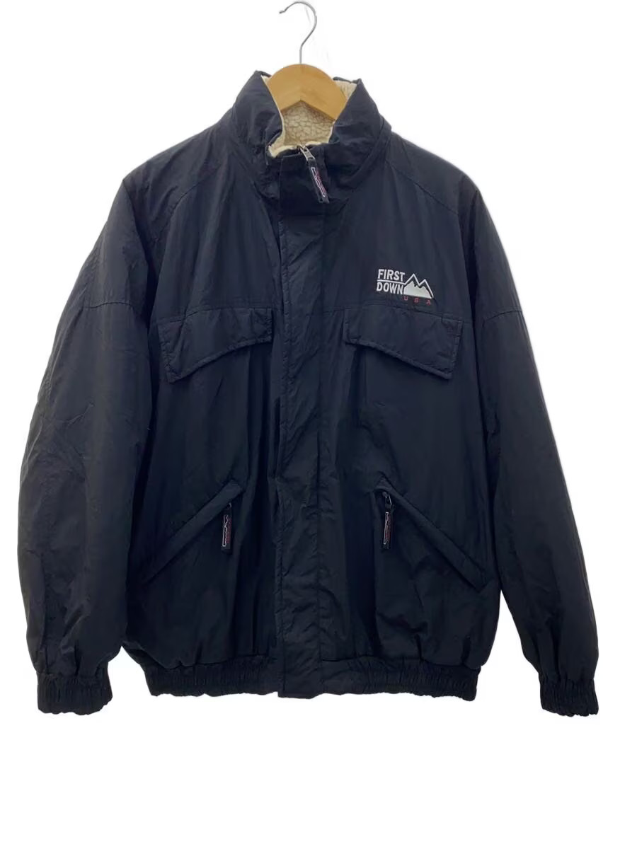 FIRST DOWN Nylon Jacket, Size L, Polyester, Black… - image 1