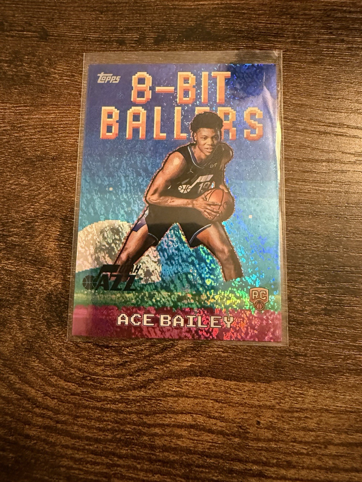 Ace Bailey (RC) Holofoil 8-Bit Ballers 2025 Topps Basketball #8B-35