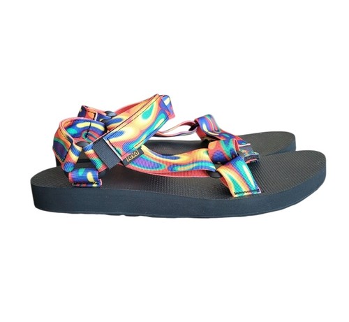 Nuevo TEVA W:12 M:10 Original Universal Rainbow Pride LGBTQ+ Sandalia Unisex - Imagen 5 de 14