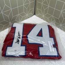STEVE GROGAN AUTOGRAPHED CUSTOM JERSEY (NEW ENGLAND PATRIOTS) - PSA COA!