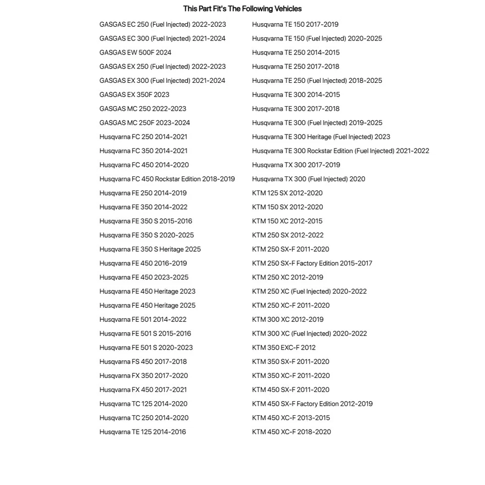 Tusk TK-29-5066 Shock Bearing Kit For HUSQVARNA TE 300 2014-2015,2017-2018 - Image 2 of 4