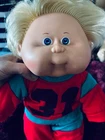 Vtg 1987 Cabbage Patch Doll Blonde Hair Blue Eyes A509