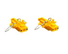 Axolotl Dangle Earrings Handmade with LEGO® Bricks Parts Yellow Axolotl — photo 4