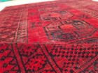 Rare Hand Knotted Vintage Afghan Turkmen Felpah Wool Area Rug 6 x 4 Ft — photo 8