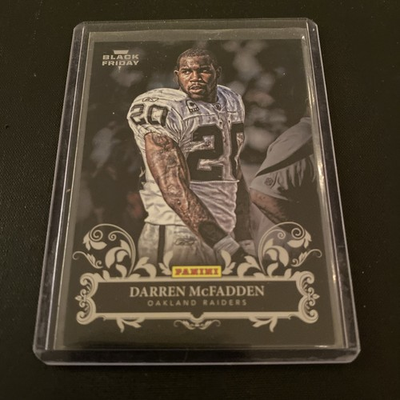 #ad 2012 Panini Black Friday Black Holofoil #8 Darren McFadden $1.80