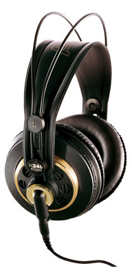 Halboffener, dynamischer AKG K-240 Studiokopfhörer für Mixing und Recording