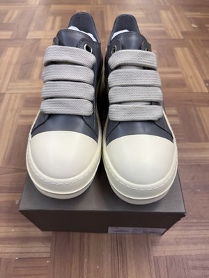 Low Rick Owen Jumbo Lace Grey Size 44  US
