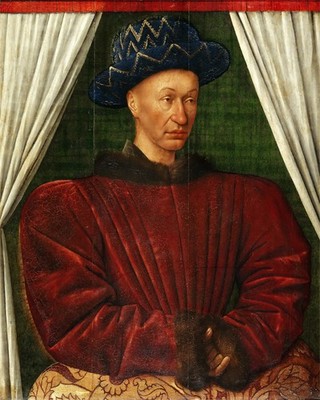 HandPainted Oil painting on Canvas Wall Art Portrait de Charles VII