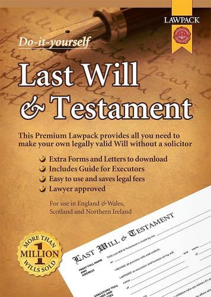 Lawpack KIT FAI DA TE Last Will & Testament - Edizione 2025