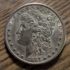 1887-S  **** MORGAN DOLLAR ****  REALLY NICE COIN - L@@K AT PICTURES!!!!!   #878