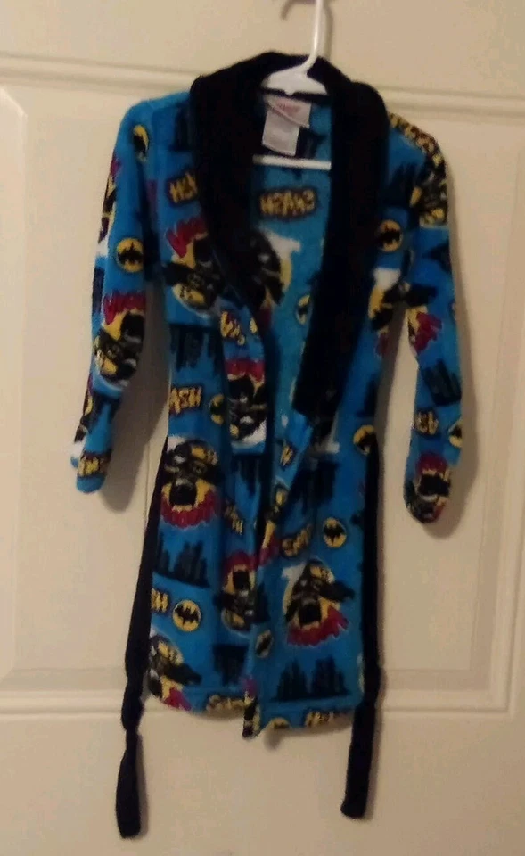 Albornoz Justice League para niños talla 4T color azul y negro Foto 4 de 4