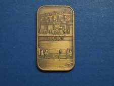 1976 WorldWide Mint Coca-Cola 75th Columbus 1oz Brass Art Bar WWM63v2-6 lot 168