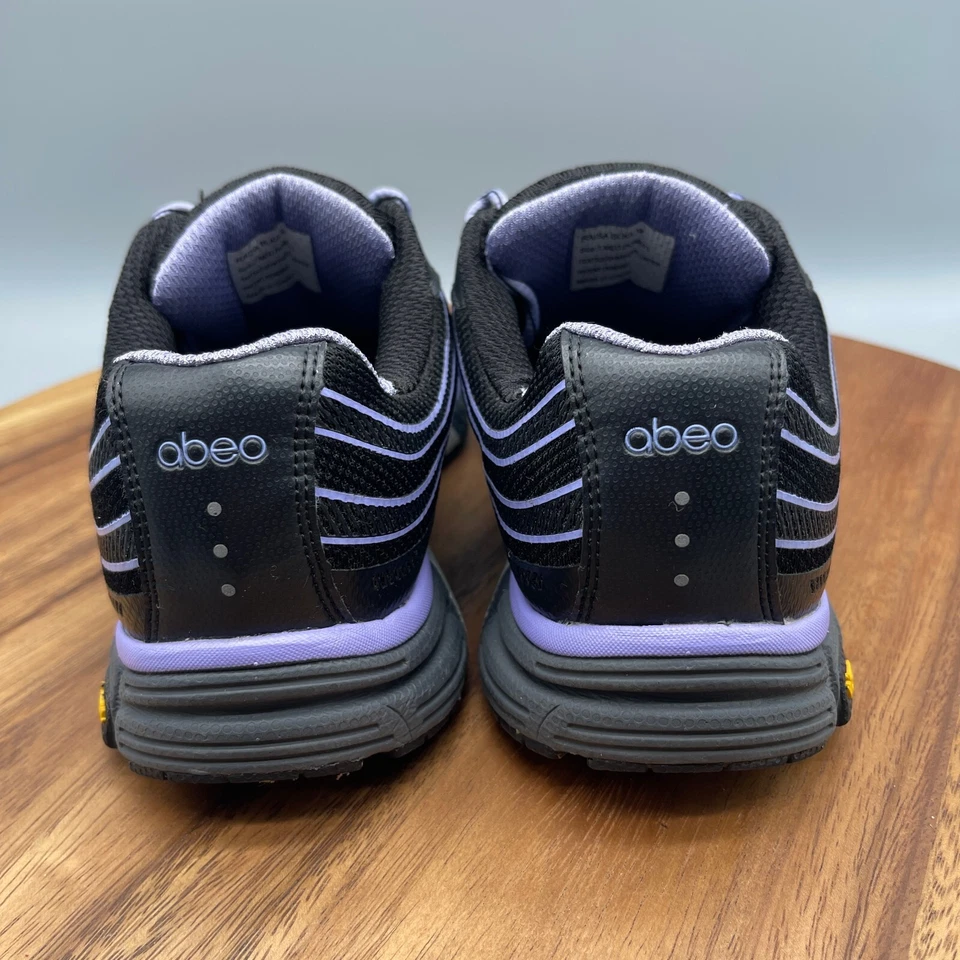 Женские удобные кроссовки Abeo Raisa размер 7 M черные/лавандовые для ходьбы Vibram - Изображение 4 из 4