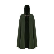 Mittelalter Cosplay Ritterkost&uuml;m mit Kapuze hellgr&uuml;n