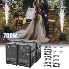 Vevor 4pcs Cold Spark Machine 700w Stage Effect Dmx Firework Dj Event Wedding