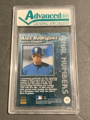2000 CROWN ROYALE FINAL NUMBERS #23 ALEX RODRIGUES | eBay