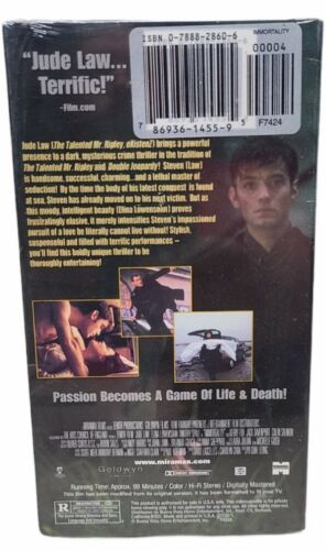 Immortality (VHS, 2001) Jude Law New Sealed - Picture 2 of 2