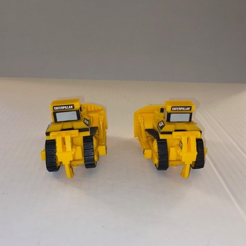 Toy State Bulldozers For Train Flatbed Set of 2 Plastic - Picture 3 of 5